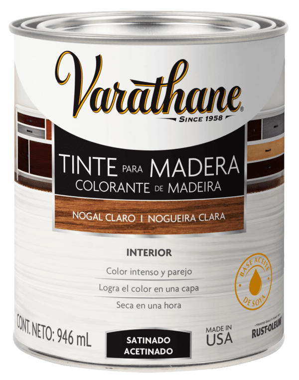 Varathane Tinte Nogal Claro Tarro 0,946l - Rust Oleum