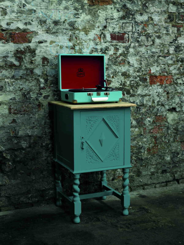 Mueble decorativo con Pintura Tizada Chalked Verde Estanque