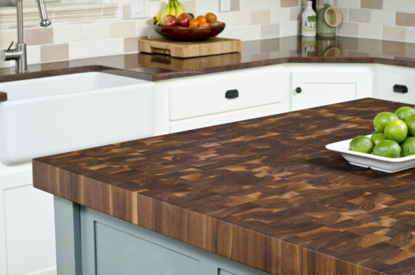 Cubierta de Cocina con Madera Protegida con Tinte para Madera