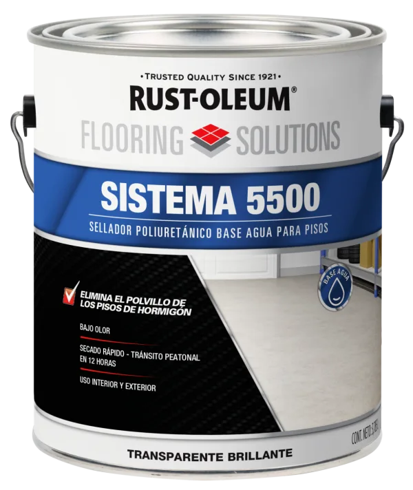 Sellador de cemento base agua Rust-Oleum 5500 en presentación galón