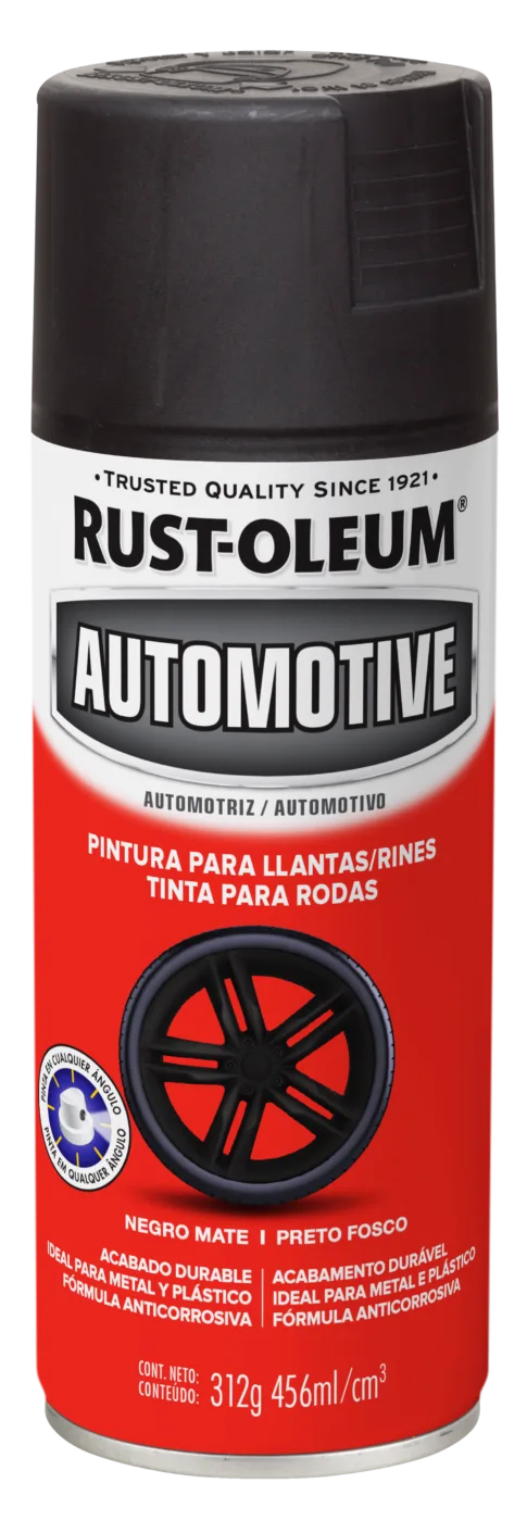 Spray Llantas Rines Negro Mate Lata 312gr - Rust Oleum