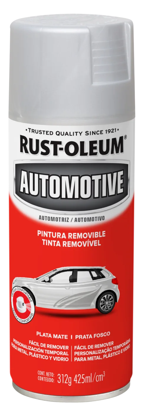 Spray Peel Coat Plata Mate Rust-Oleum – Pintura removible en aerosol
