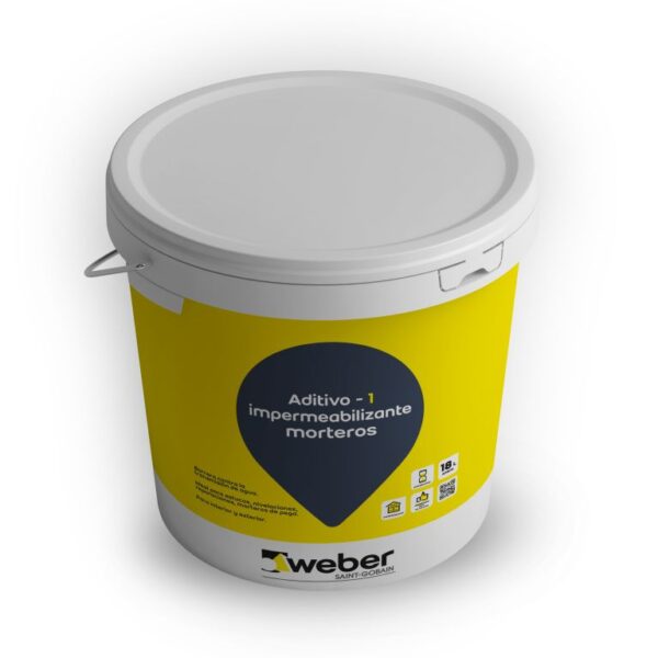 Aditivo Impermeabilizante para Hormigón WBR en Tineta de 18 Litros – Ideal para fundaciones, muros y estructuras expuestas al agua
