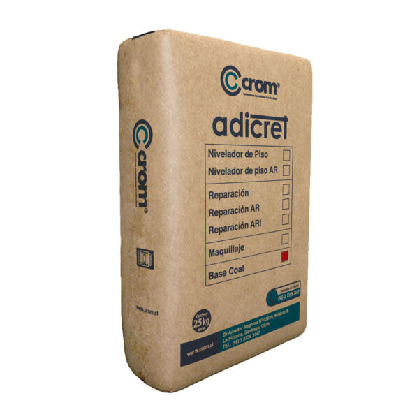 Adhesivo EIFS Adicret Base Coat CROM – Mortero en Polvo para Sistemas Térmicos