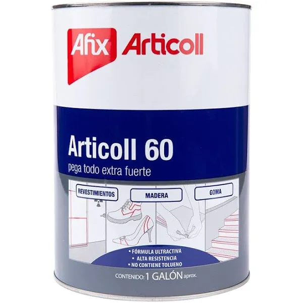 Adhesivo de contacto Afix Articoll 60 galón – Pegamento profesional de alta resistencia