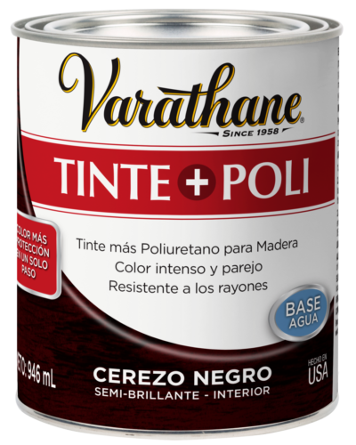 Varathane tinte+poli cerezo negro