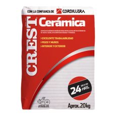 Saco adhesivo para cerámica CREST 20 kg – Pegamento para pisos y muros