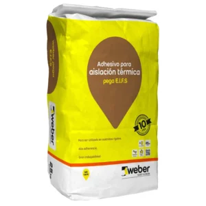 Adhesivo EIFS Weber Pega Strato para aislación térmica